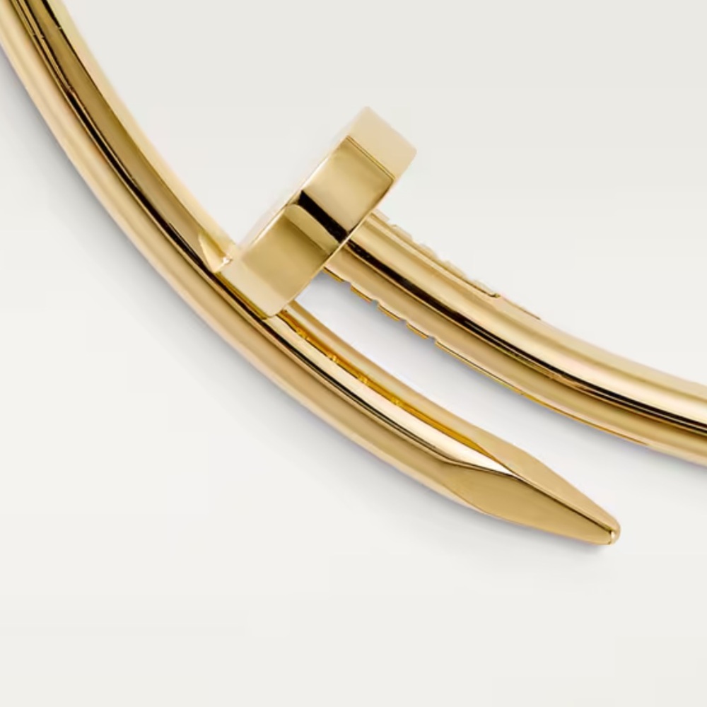 Gold Plated Contemporary Nail Necklace- New - Picture 3 of 12
